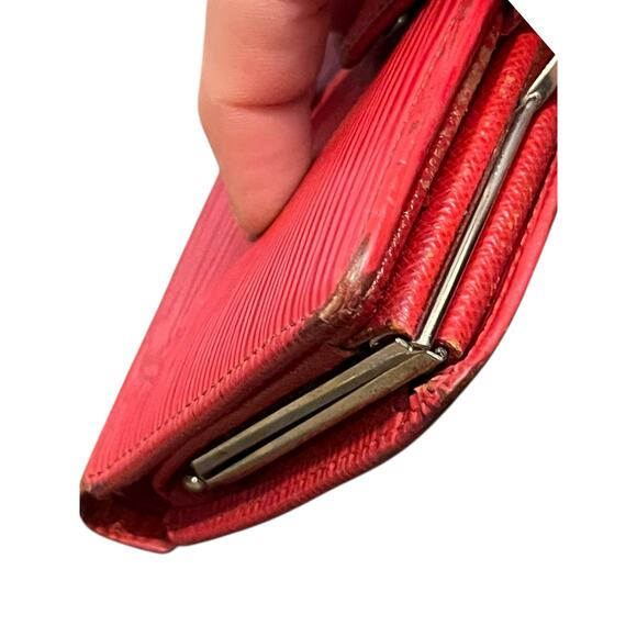 Louis Vuitton Castilian Red Epi Leather Wallet - Picture 10 of 14
